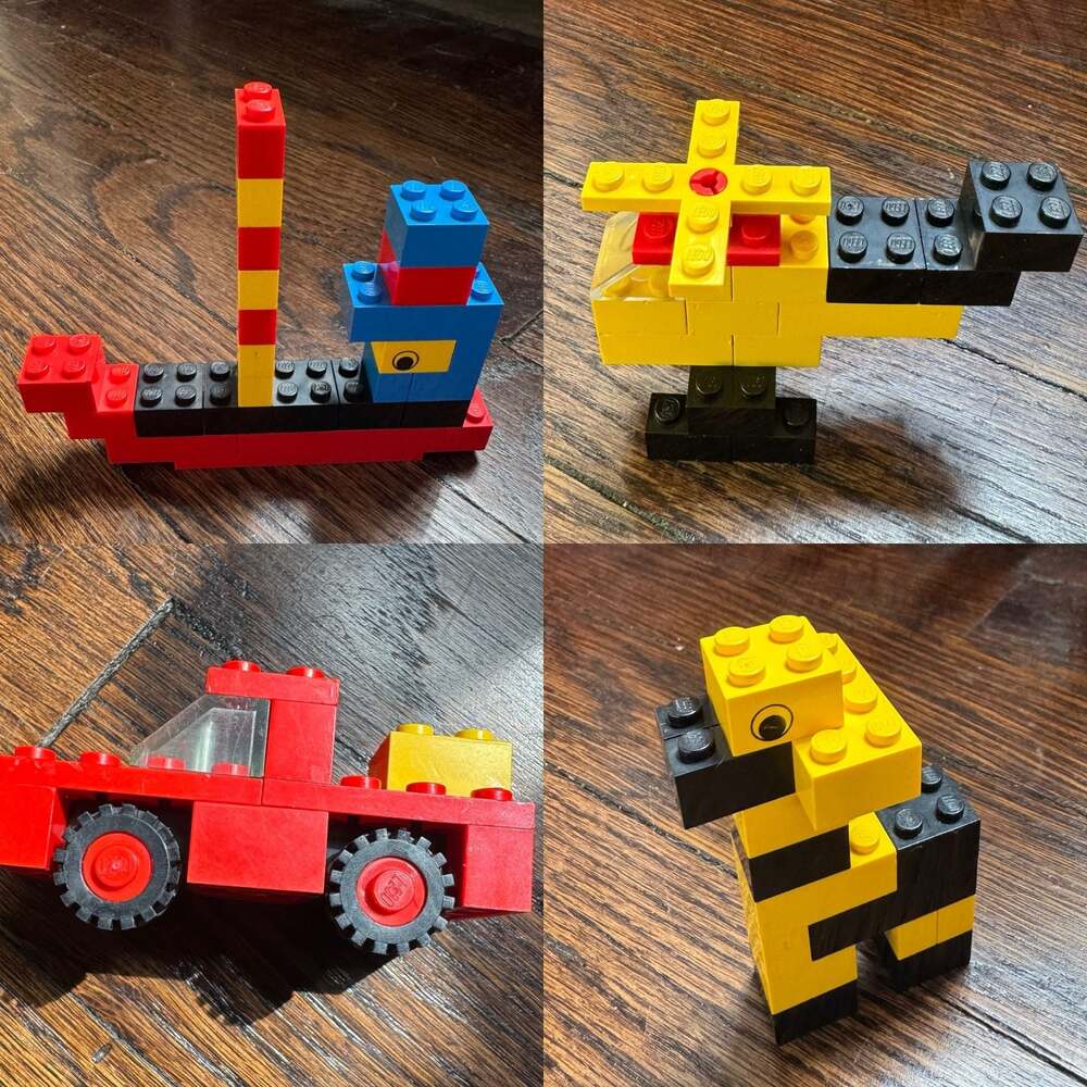 VINTAGE 1984 LEGO McDonald's Happy Meal LOT w/ Instructions (3 sets - 1912-1914)